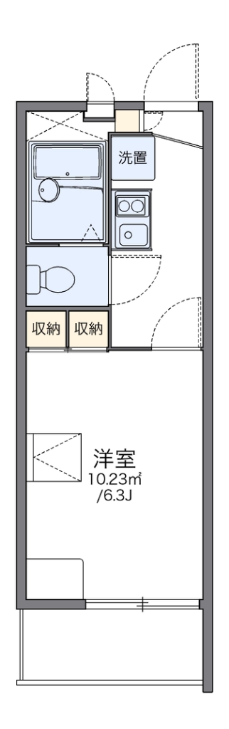 レオパレスクレール都島の間取り写真
