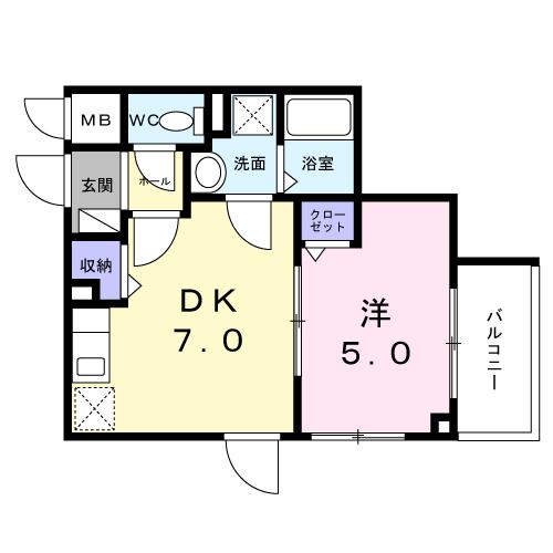 CRETA扇の間取り写真