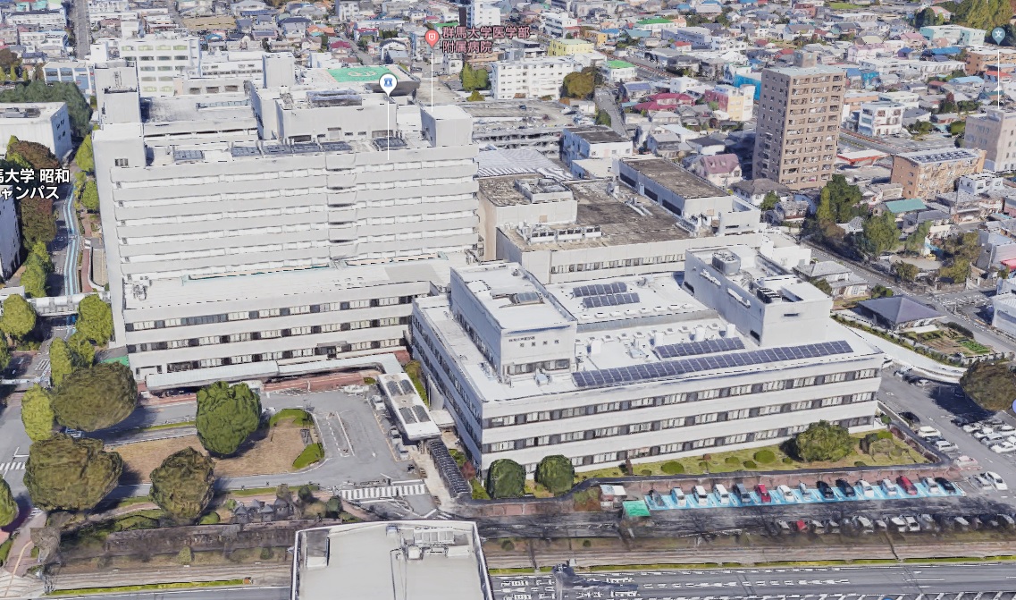 病院　群馬大学医学部附属病院（病院）まで2241m