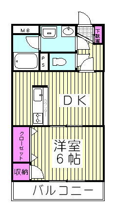 グリーンシャトーハマダIIの間取り