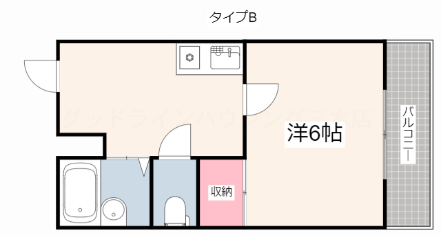 ルーキー東条の間取り