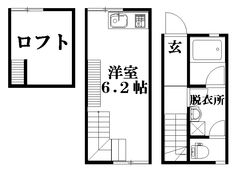 casacozy西条駅北の間取り