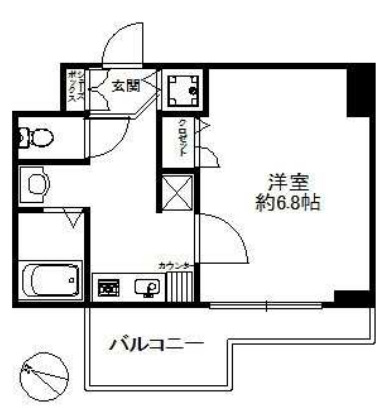 スワンズ神戸三宮イーストの間取り