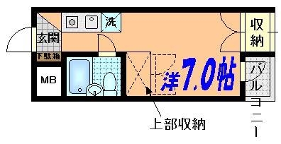 廿日市市佐方のマンションの間取り