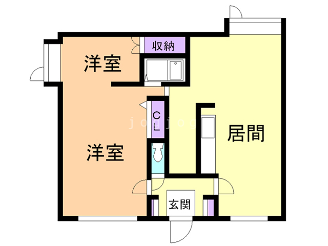 グランドハイツ栄の間取り