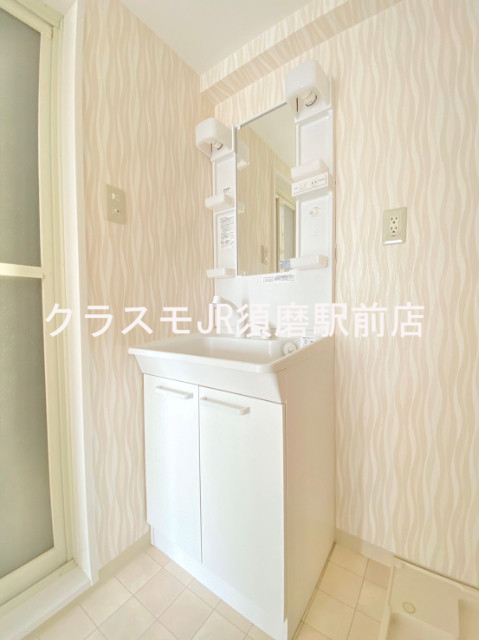 洗面設備　洗面台＆洗濯機置き場