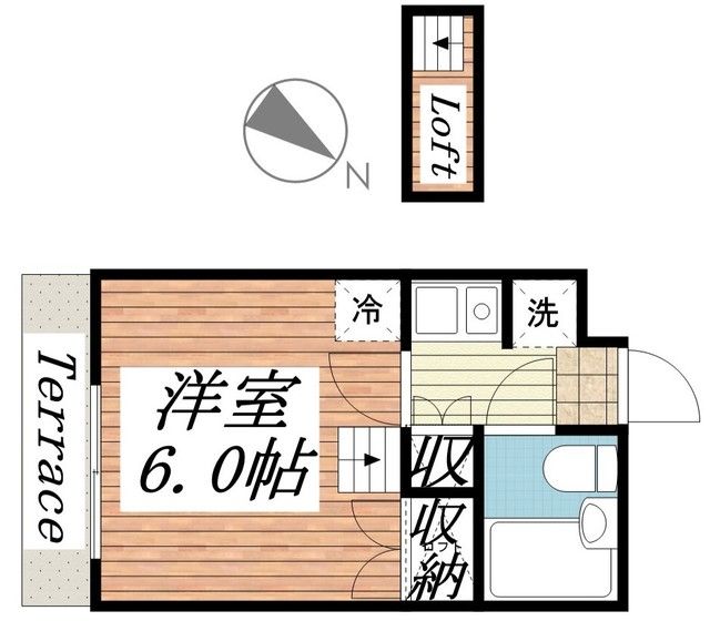 ジュネパレス新松戸第５８の間取り