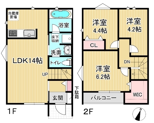 メゾンドルポンの間取り