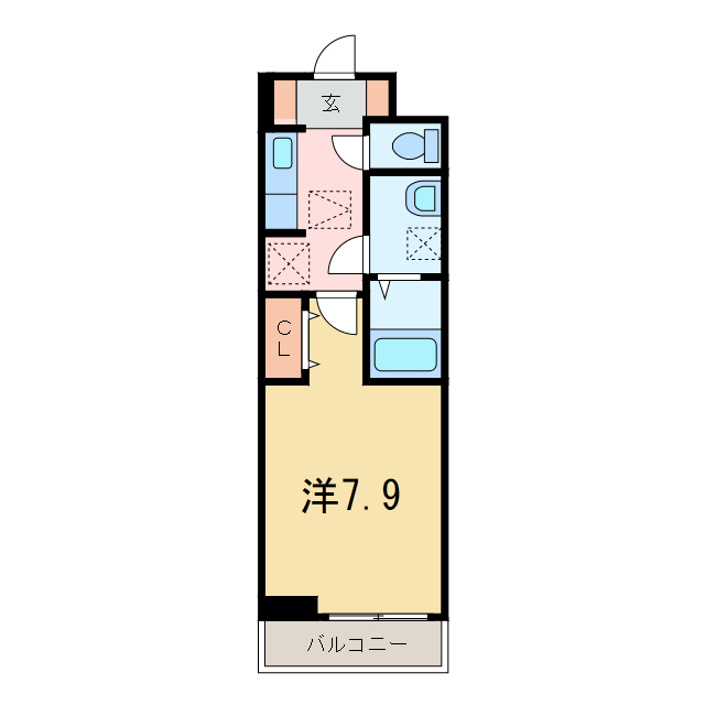 ル・ボヌール新居浜の間取り