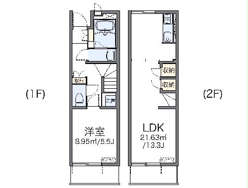 レオネクストＲＥＮの間取り