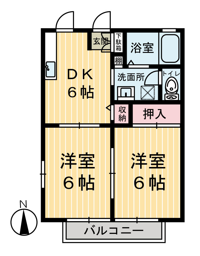 ラフォーレ・梢の間取り