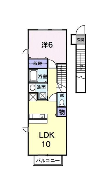 ステラ　プレッソ　Ｂの間取り