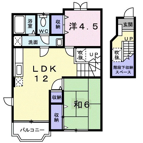 エミール　IIの間取り