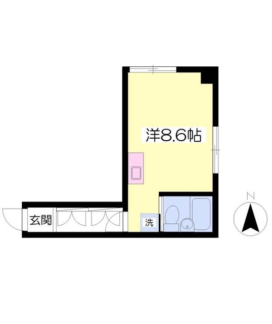 芦屋市西蔵町のマンションの間取り