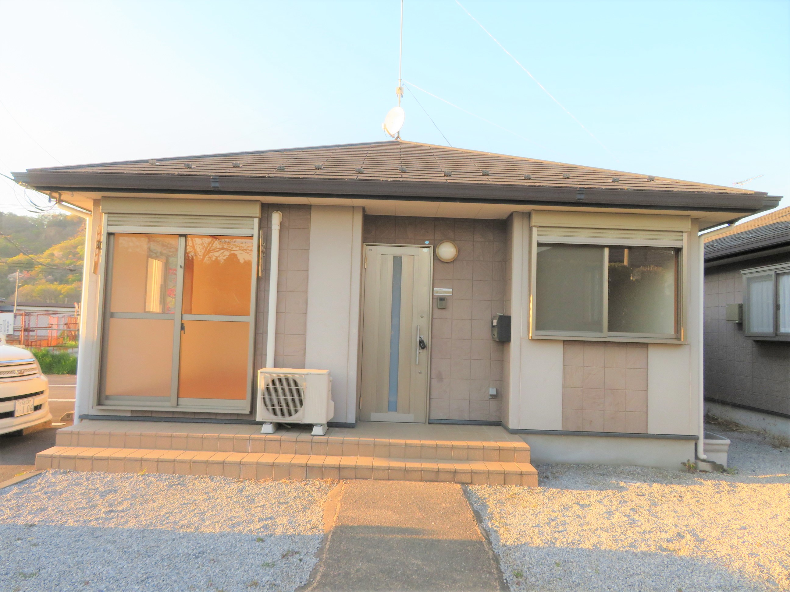 建物外観　人気のD-room！平屋戸建て物件です。お早めに！
