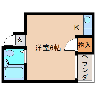 大和高田市片塩町のマンションの間取り