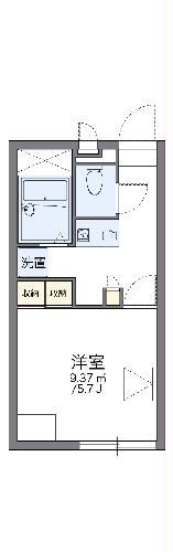 レオパレスサティセフォンツの間取り