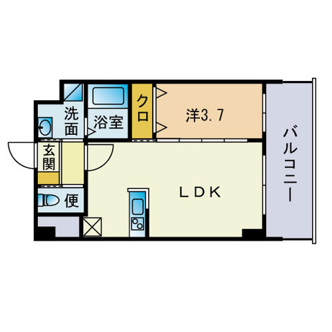 エタニティー高取の間取り