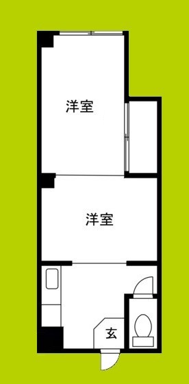 安岡マンションの間取り