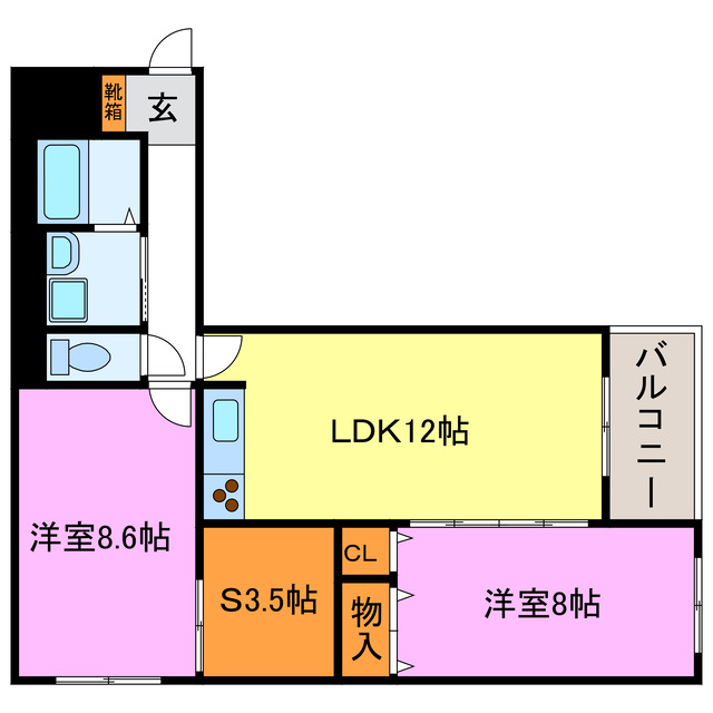 ハートフルマンション Venereの間取り