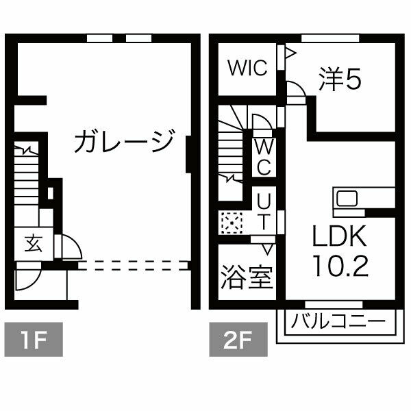 Risaia Bの間取り