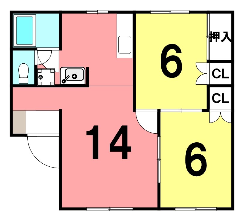 ノースハイツの間取り