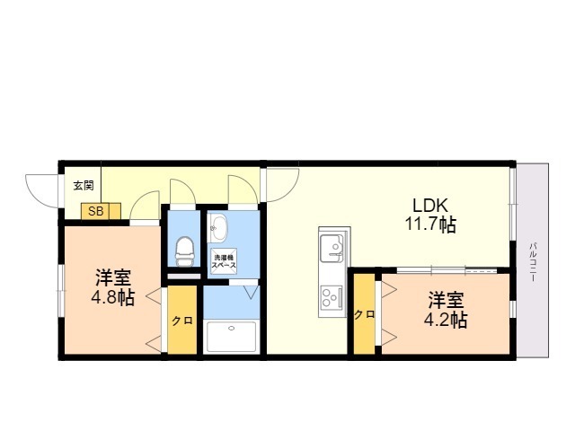 香椎4丁目ＡＰ（仮）の間取り