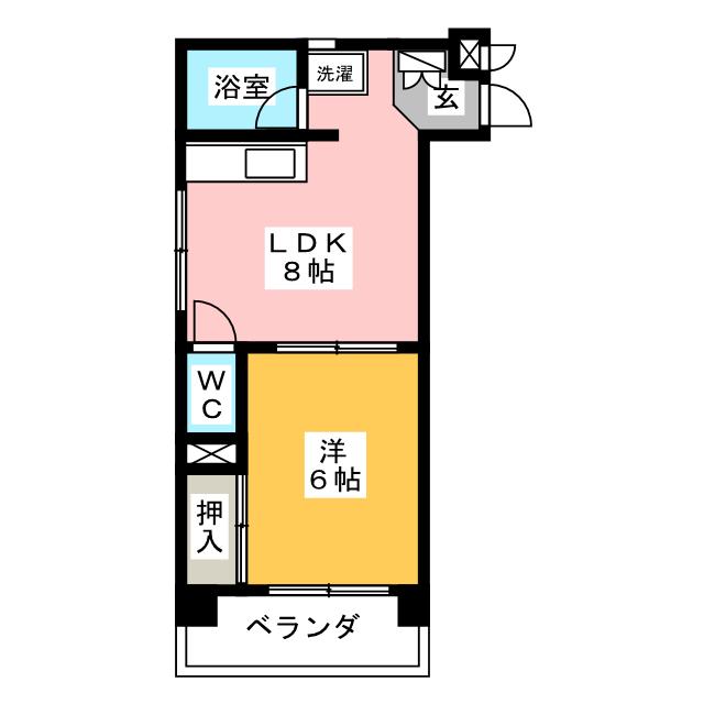 青山ハイツの間取り