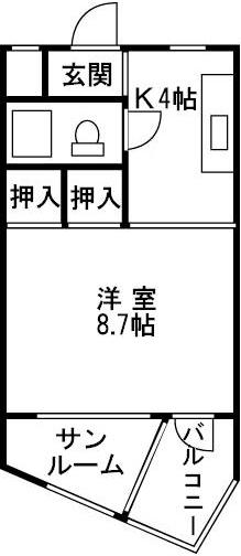 ライフ４９３の間取り