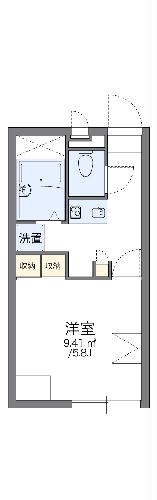 レオパレス楽来の間取り