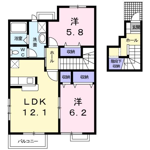 アルカンシェルの間取り