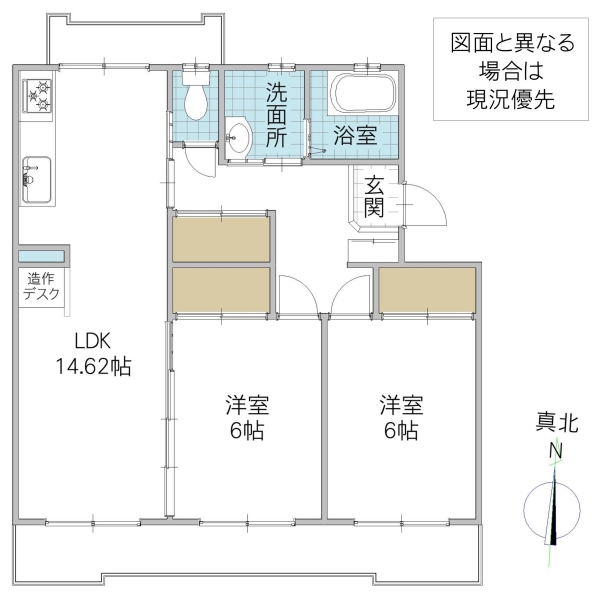 パークテラス長堀 3号館の間取り