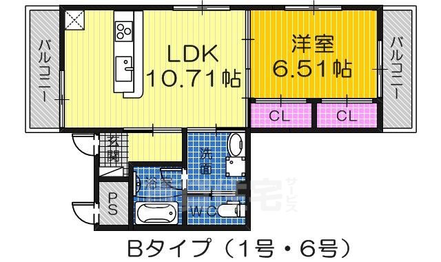 La・Riche・Baie（ラリーシュベイ）の間取り