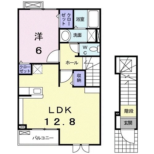 Ｓ．Ｃ．Ｃ．ＨーＫの間取り