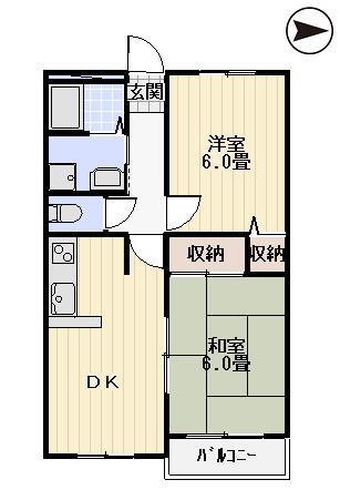 グレース敦賀の間取り