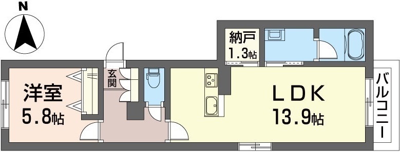 フィエルテの間取り