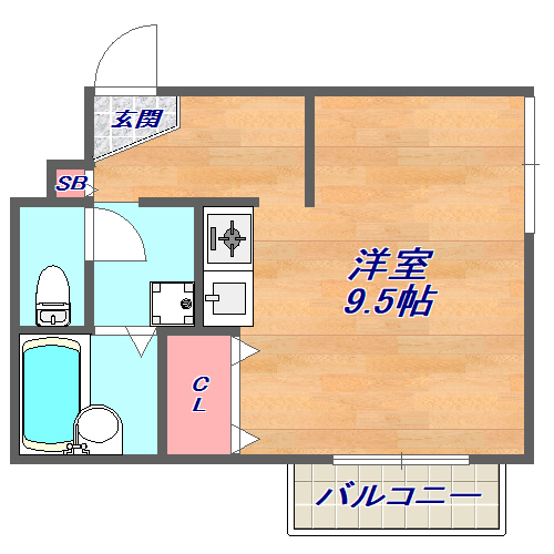 ラムールイワヤの間取り