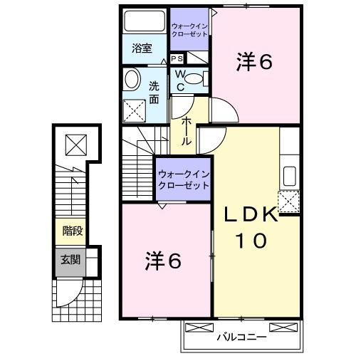 リヴァーハイムの間取り