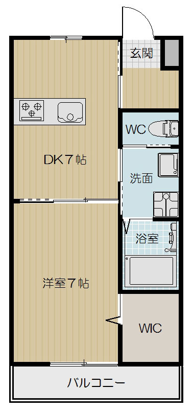 UKマンションの間取り