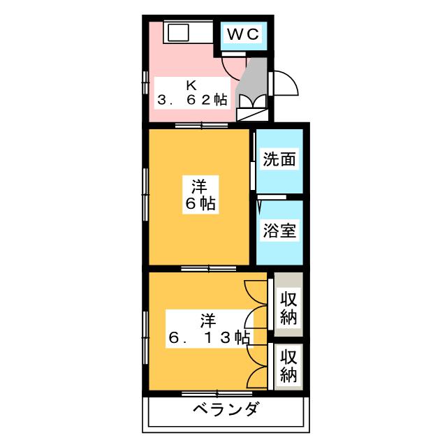 クレッセントハウス和合の間取り