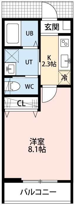 ＥＳＰＥＲＡＮＺＡ羽根西の間取り