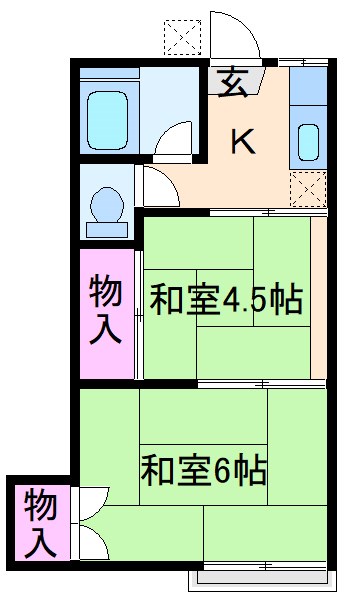 熊谷荘の間取り