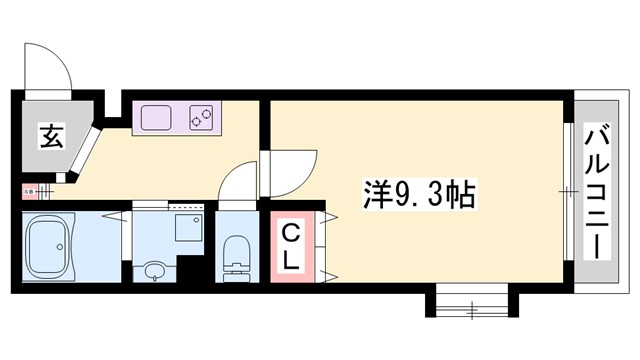 continent花影Iの間取り