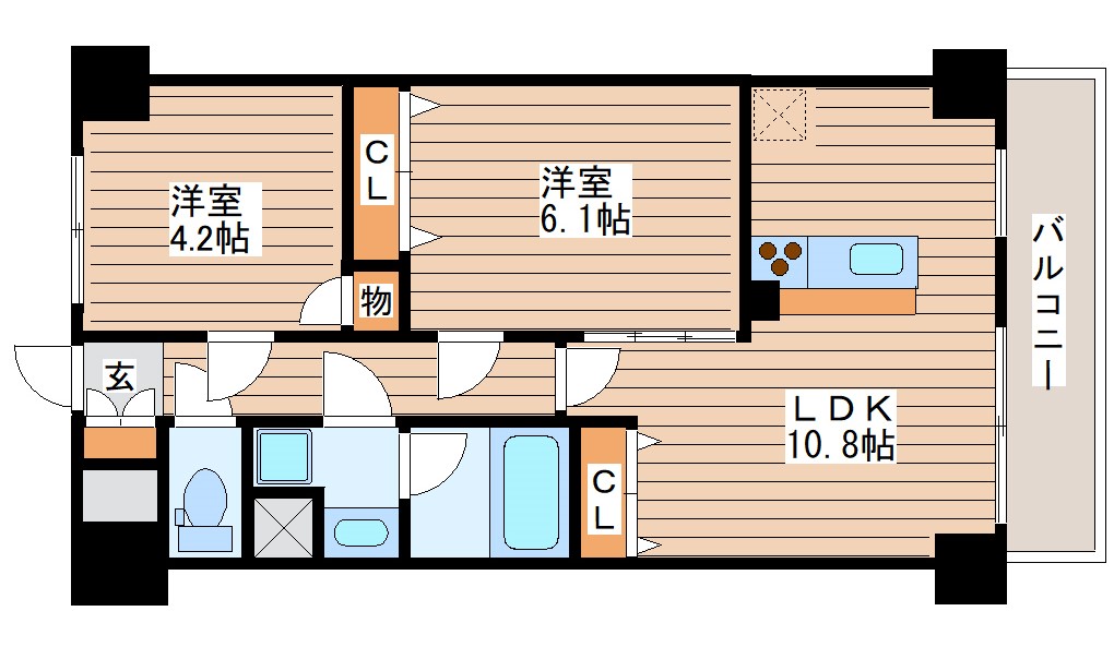 Hokulea Sendaiの間取り