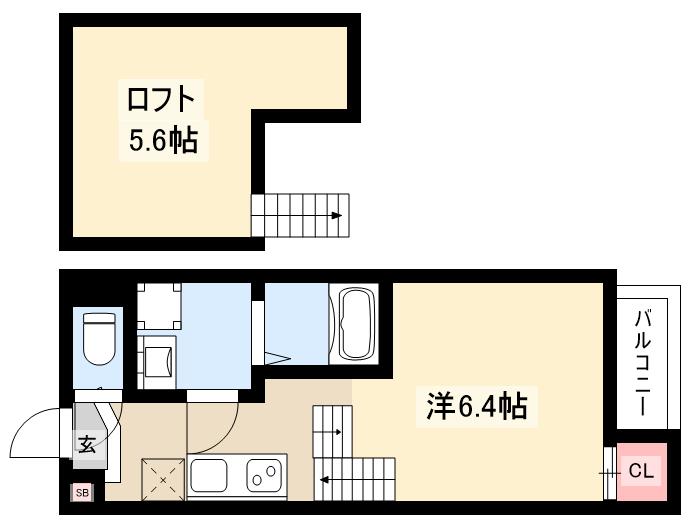 Eternal Court TSURUMAIの間取り