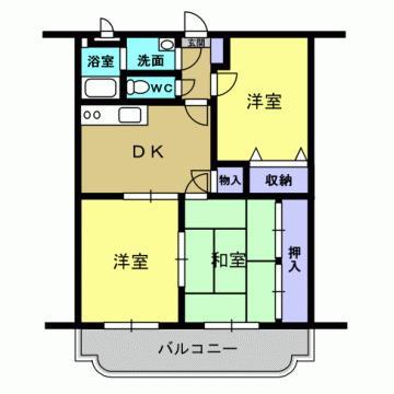 ルミエール豊岡の間取り