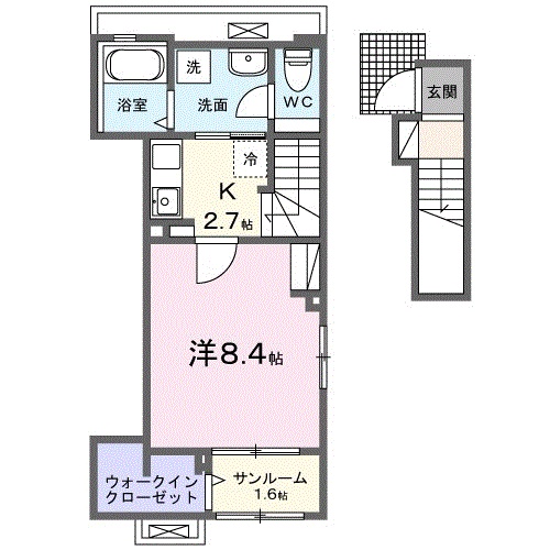 Ａｌｄｅｂａｒａｎの間取り