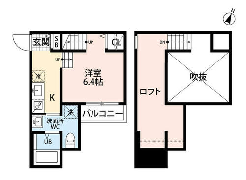 熊本市中央区黒髪のアパートの間取り