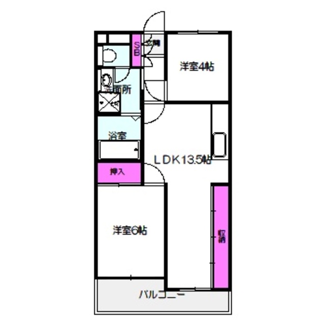 クレアコートの間取り