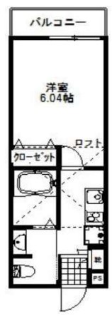 墨田区立花のアパートの間取り